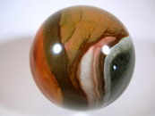 Top Grade Polychrome Jasper Sphere