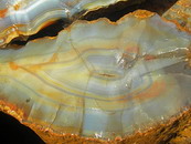 AA Grade Rough Yellow Banded Agate