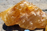 AAA Grade Rough Quartz Hematoide Yellow