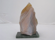 Banded Agate Flame Statue
